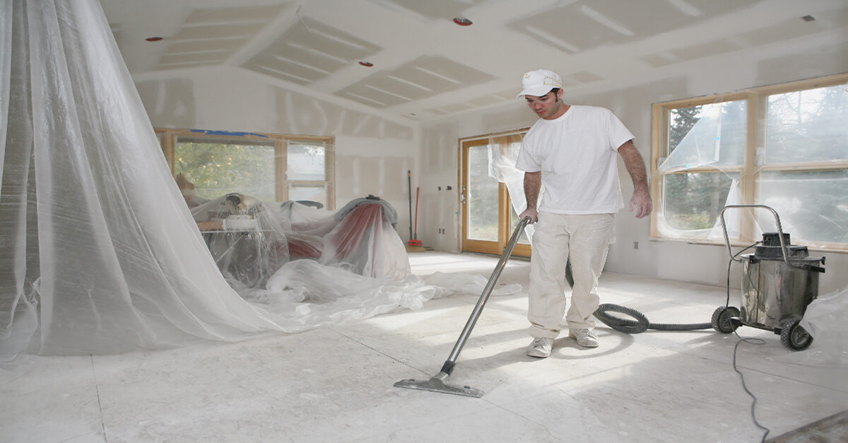 Post-construction cleaning